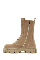Women's Suede Leather Boots | Derimod