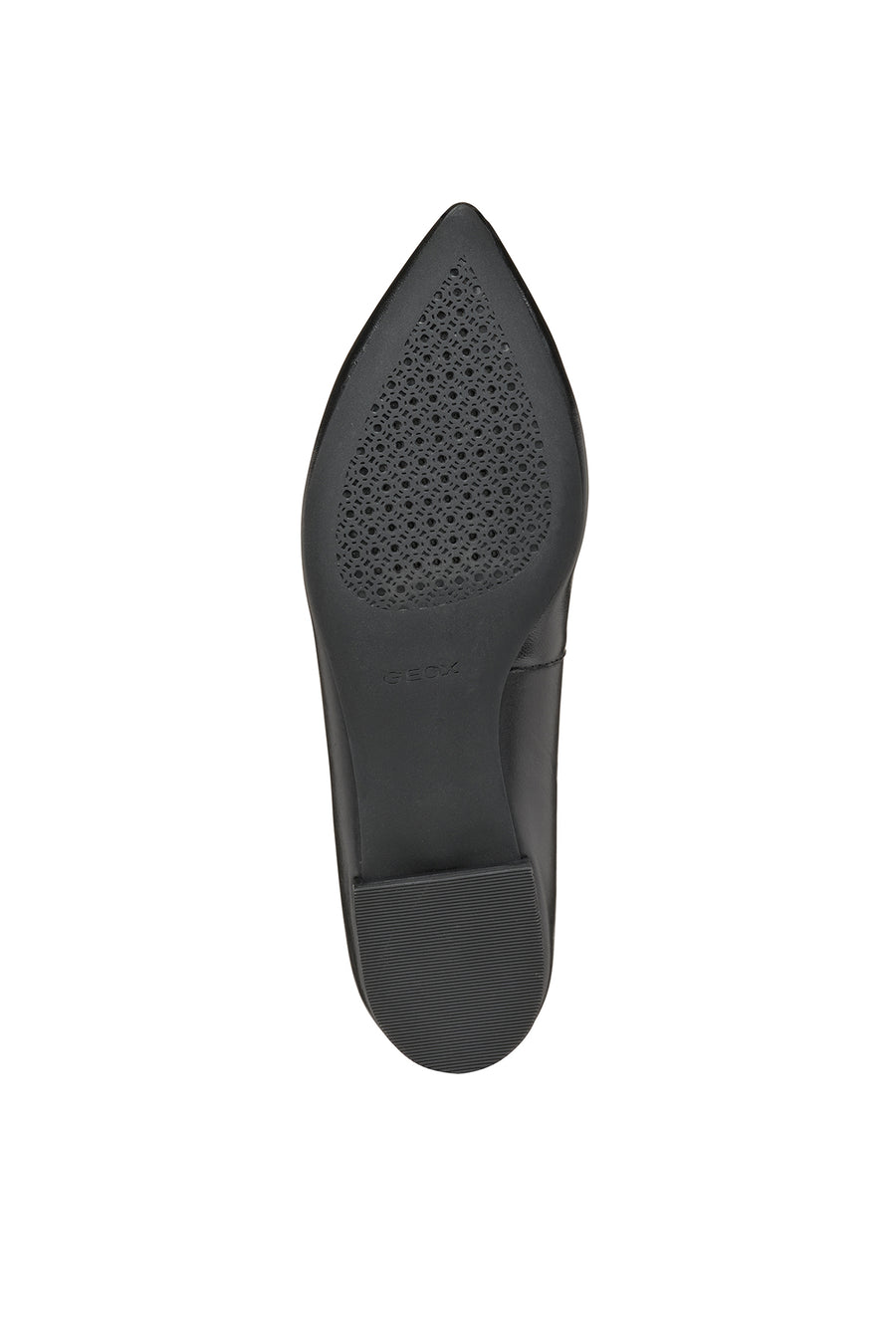 Geox Women's Black Charyssa Buckle Detailed Leather Ballerinas