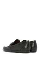 Erkek Siyah Deri Klasik Loafer | Derimod