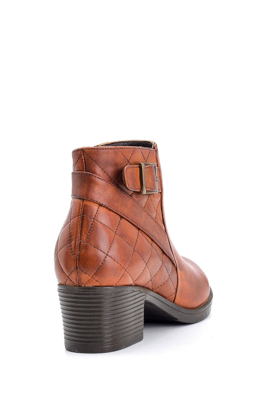 Women's Quilted Leather Boots