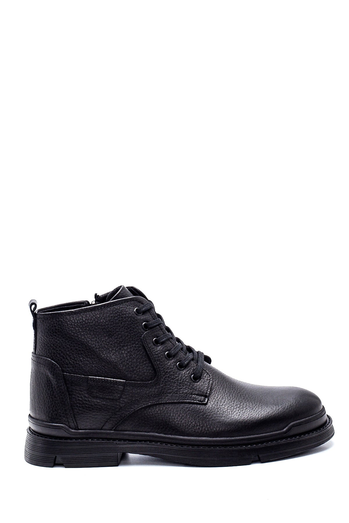 Men's Leather Zippered Boots 21WFD6825FT | Derimod