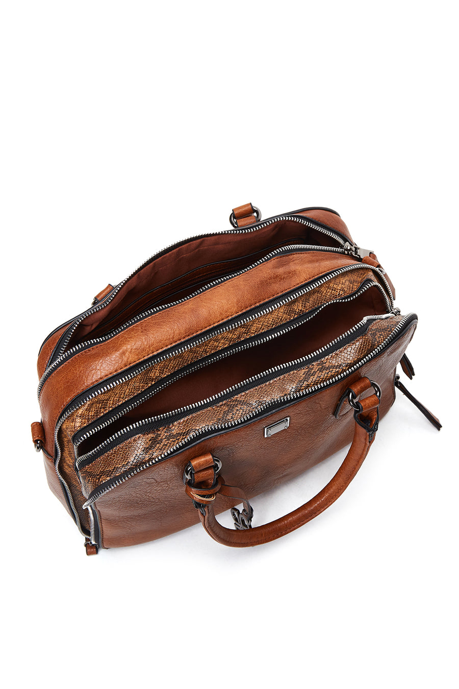 Women's Brown Long Strap Casual Shoulder Bag