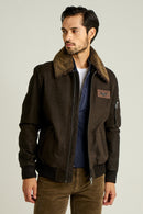 Falcon Men's Leather Jacket | Derimod