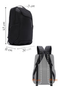 D-Pack Unisex Siyah Teknolojik Kumaş Hardcase Sırt Çantası | Derimod