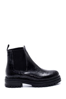 Women's Crocodile Patterned Chelsea Boots | Derimod