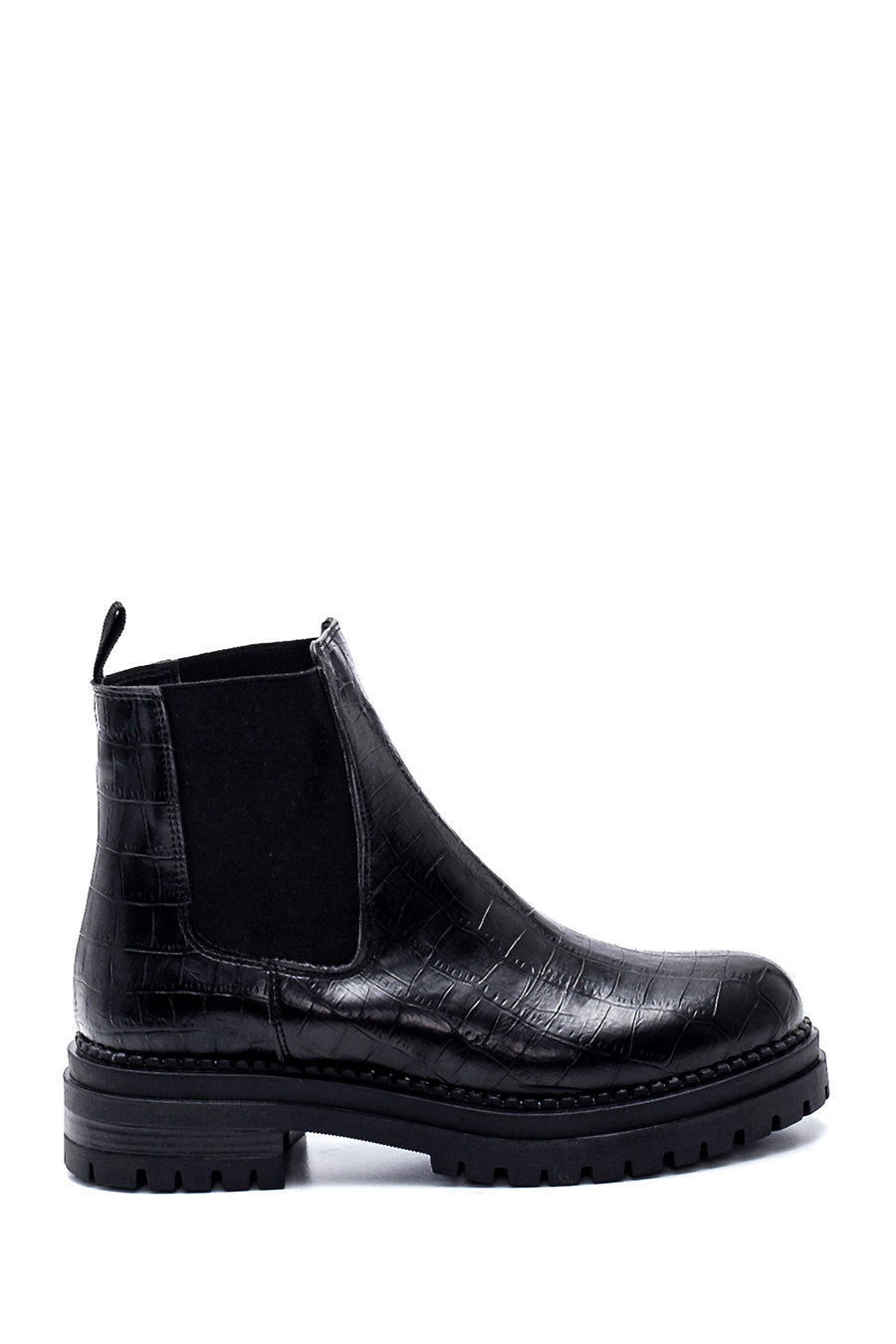 Women's Crocodile Patterned Chelsea Boots 20WFE1298E3 | Derimod