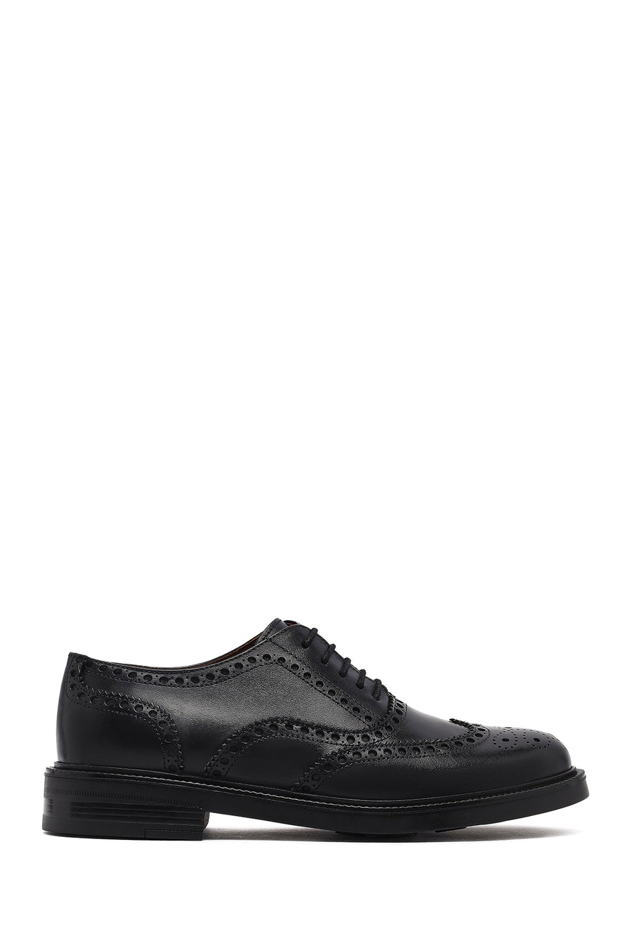 Men's Black Lace-up Leather Casual Shoes 25WFD724518 | Derimod