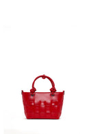 Woman Red Long-Strap Knitted Mini Shoulder Bag | Derimod
