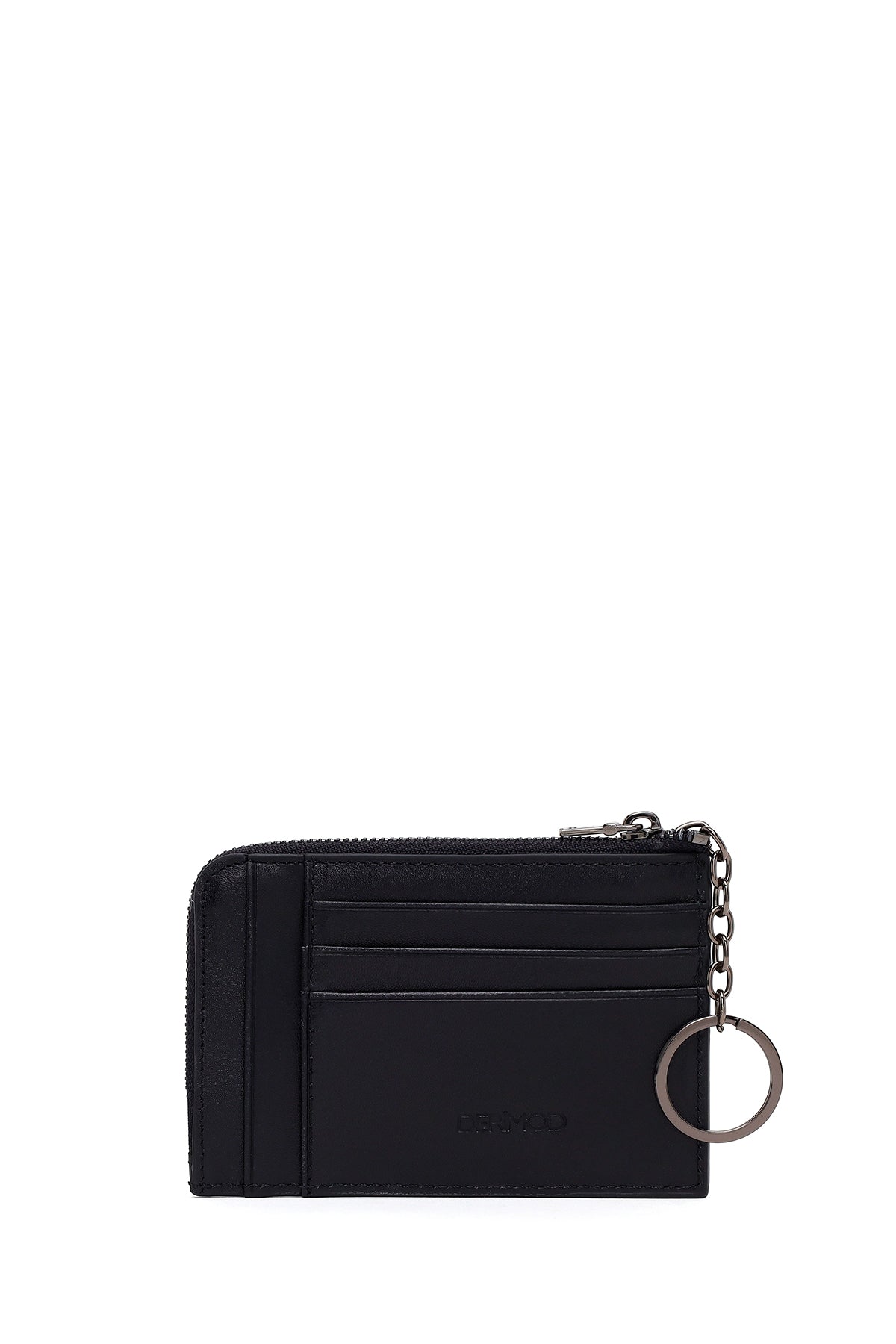 Male Black Leather Cardholder 000A2D351118 | Derimod