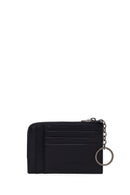 Male Black Leather Cardholder | Derimod