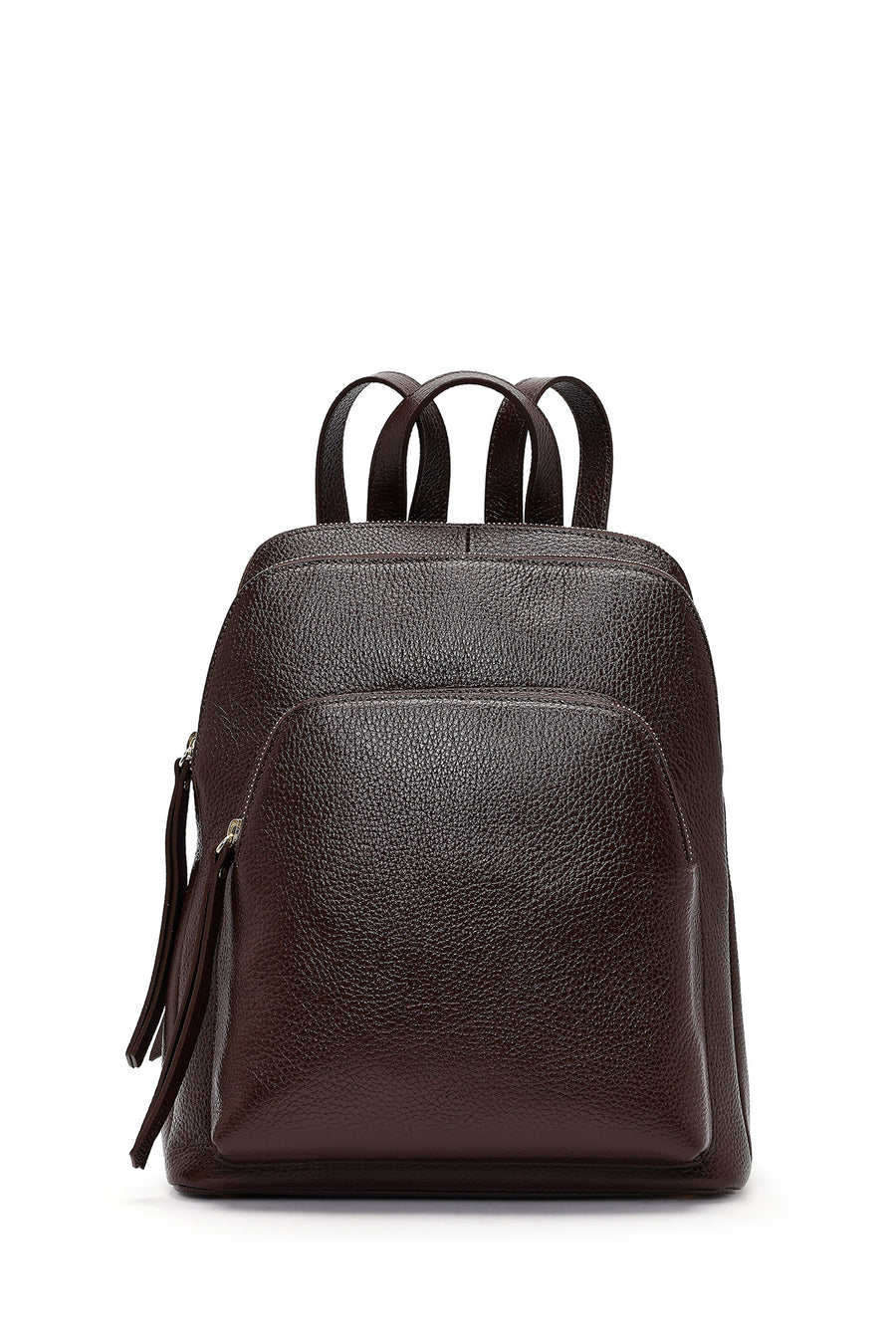 Women's Brown Leather Backpack 25WBD2303FT | Derimod