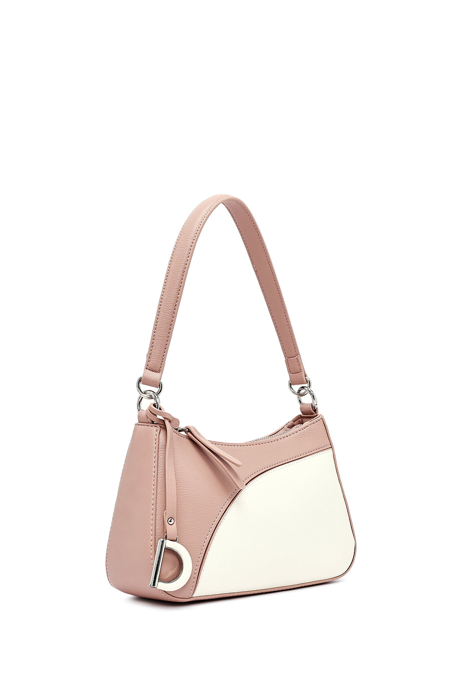 Women's Pink Long Strap Shoulder Bag
