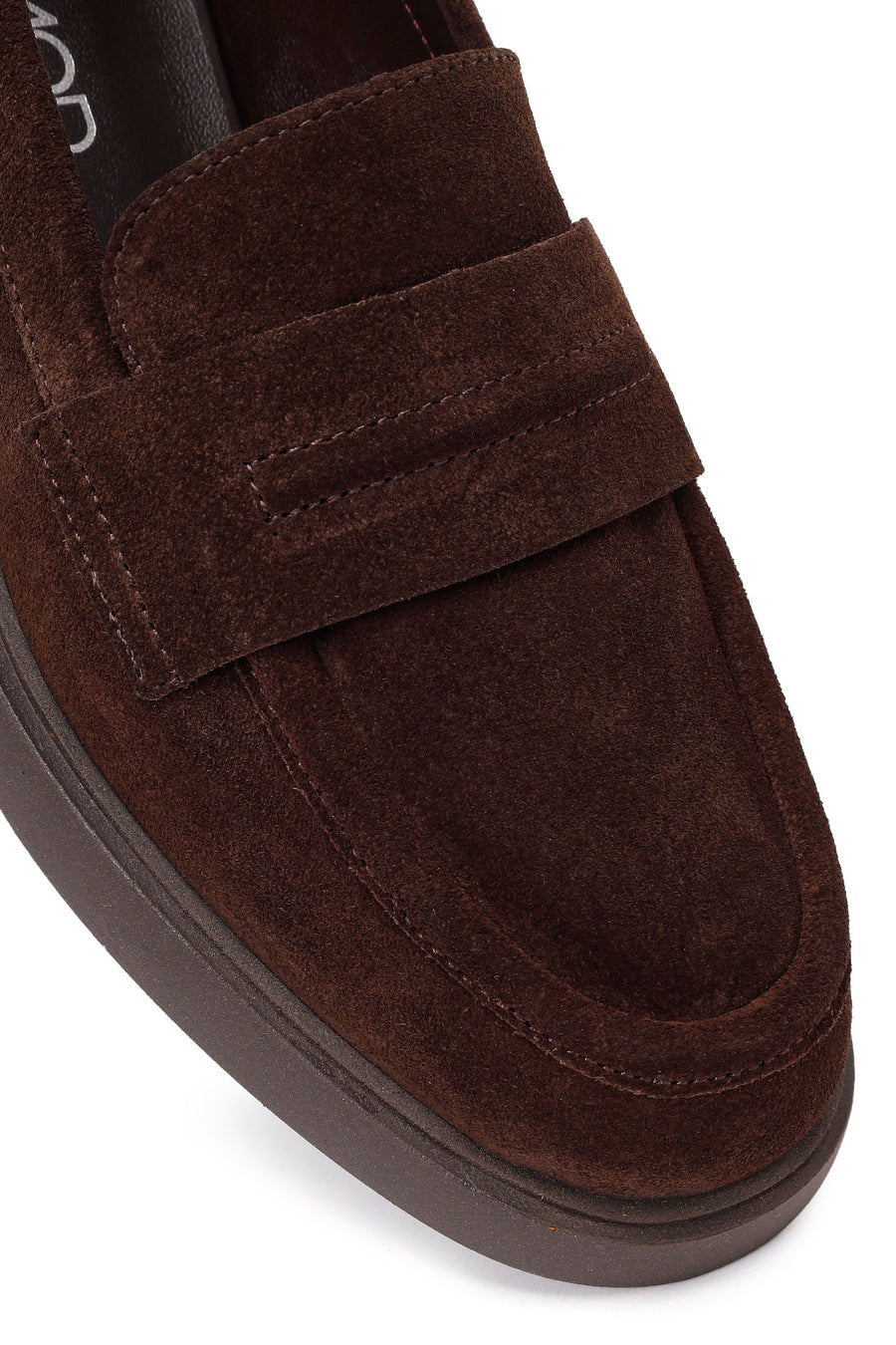 Women's Brown Suede Leather Loafer