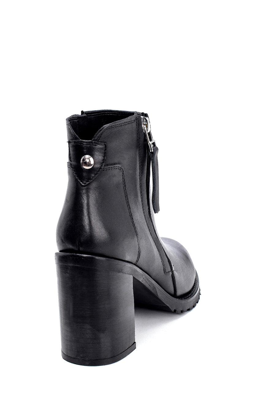 Women's Leather Heeled Boots