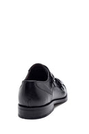 Men's Leather Double Buckle Classic Shoes | Derimod