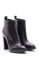 Women's Heeled Leather Boots | Derimod