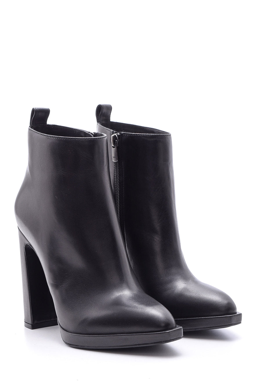 Women's Heeled Leather Boots