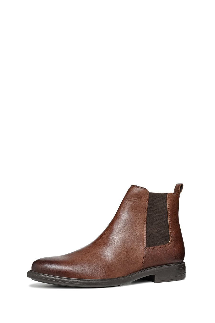 Geox Men's Brown Terence Leather Chelsea Boots