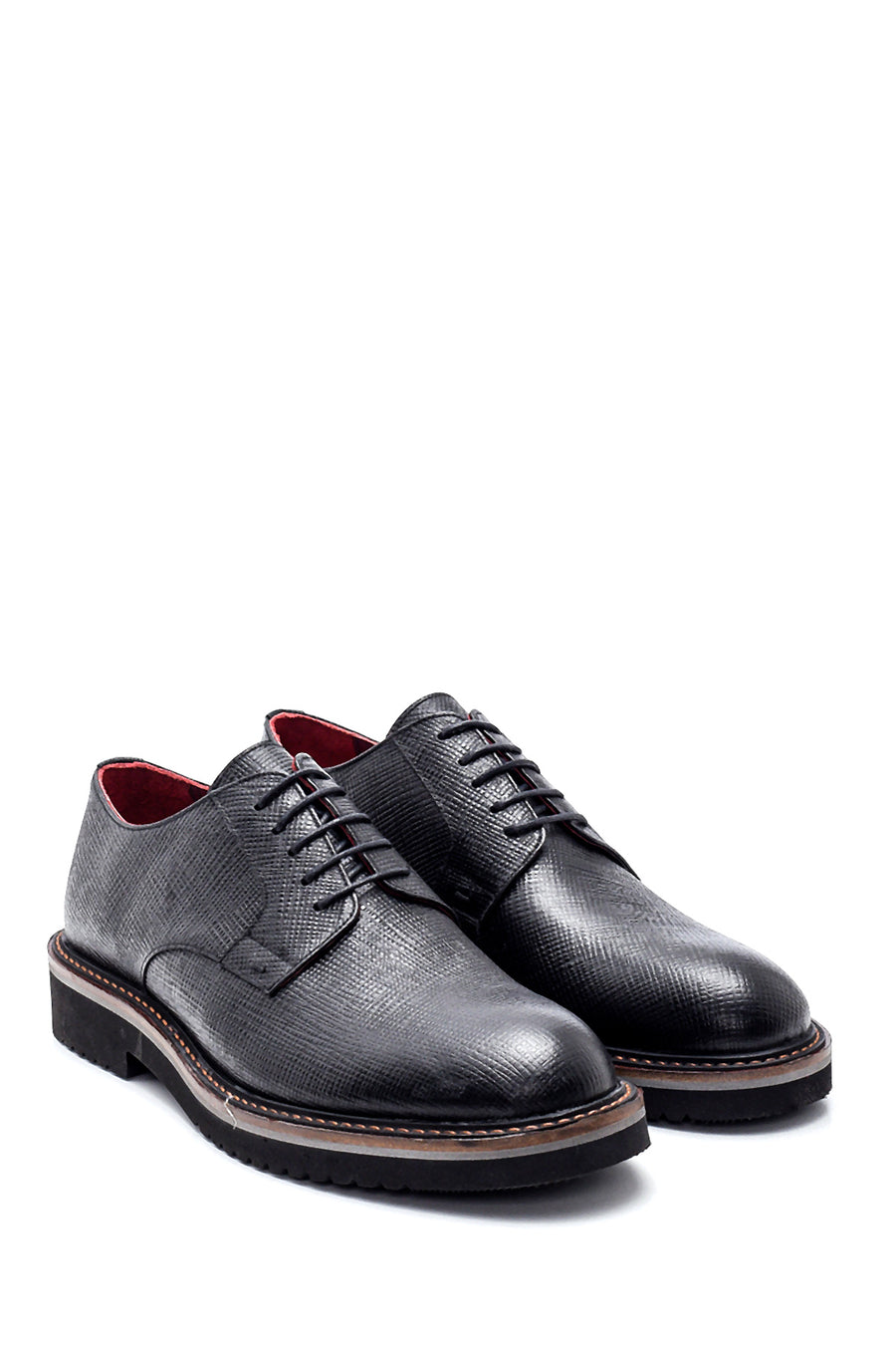 Men's Leather Printed Shoes