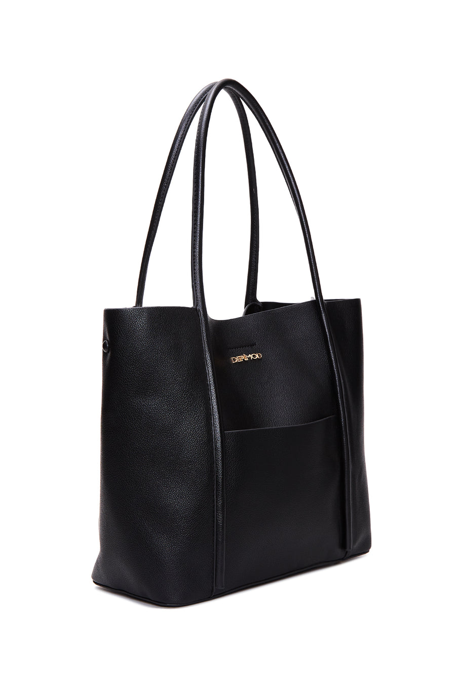 Woman Black Long Strappy Shoulder Bag