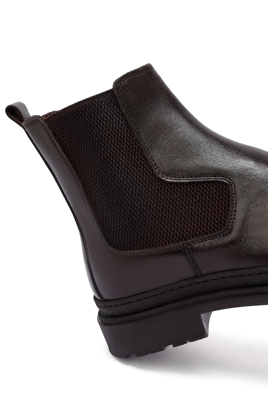 Male Brown Leather Chelsea Boots