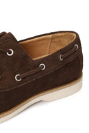 Male Brown Lace-up Suede Casual Shoes | Derimod