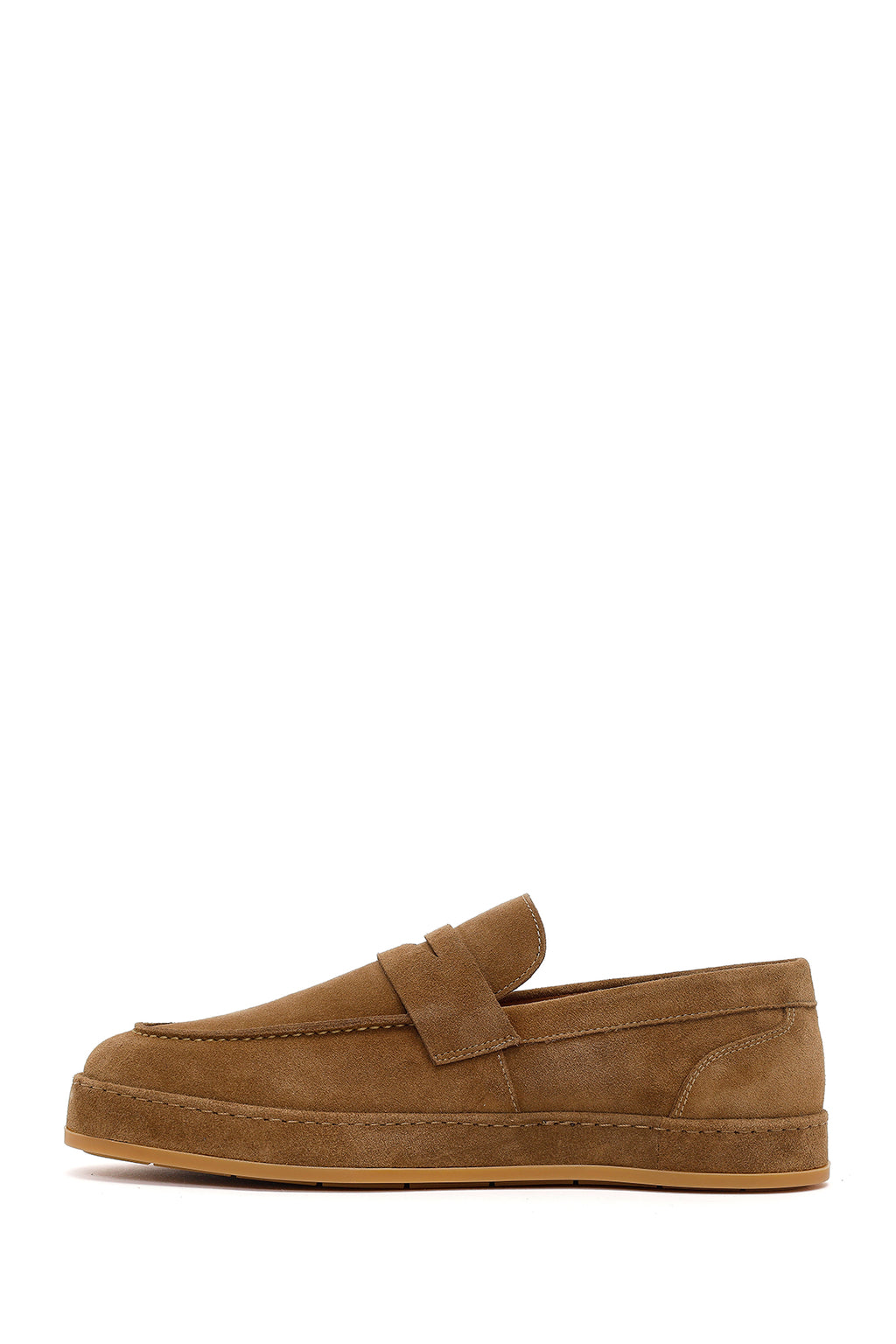 Erkek Taba Süet Deri Loafer