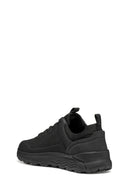 Geox Erkek Siyah U Spherıca 4X4 B Abx A - Text+ Bağcıklı Kalın Tabanlı Kumaş Sneaker | Derimod