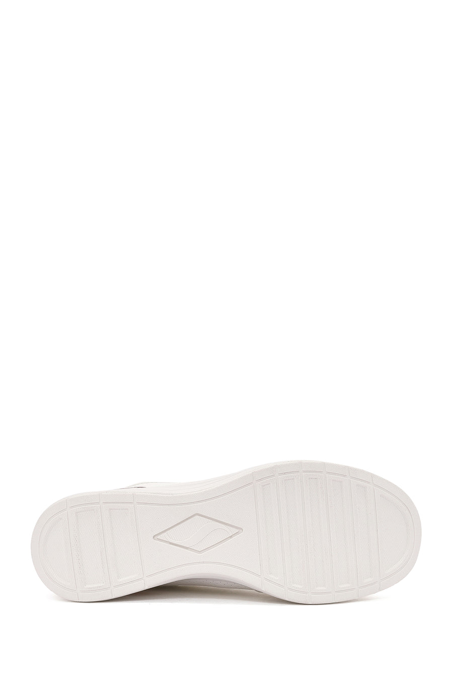Skechers Women's White Billion Lace-Up Zipper Detail Leather Sneakers