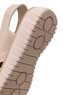 Woman Beige Thick-Soled Comfort Sandal | Derimod