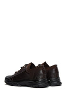 Men's Brown Leather Casual Sneaker | Derimod