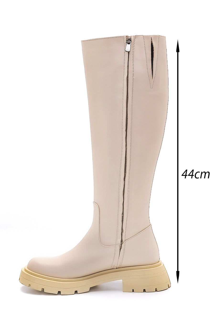 Women's Leather High Sole Boots