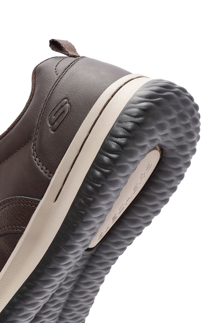 Skechers Erkek Kahverengi Delson Bağcıklı Deri Casual Ayakkabı
