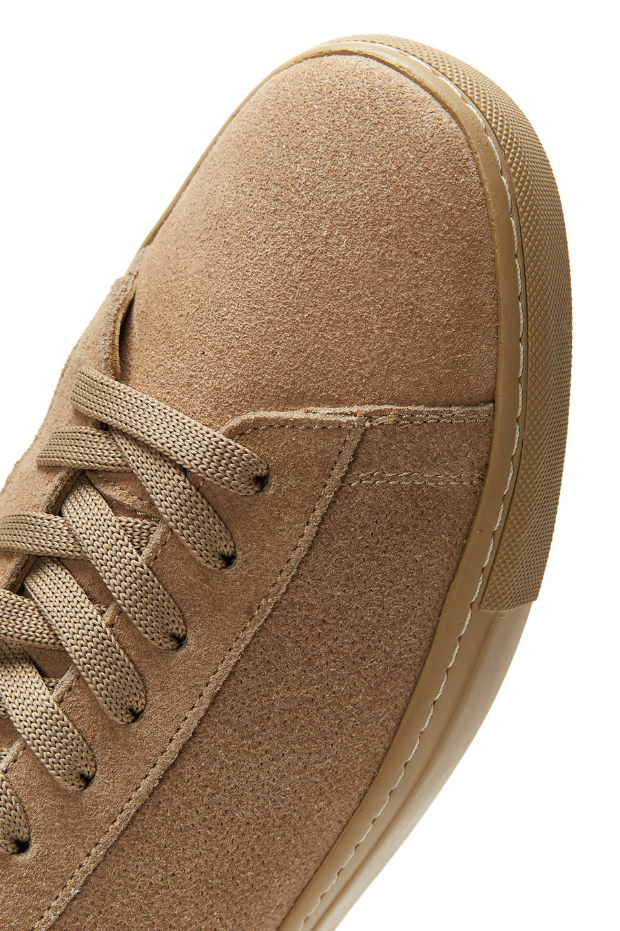 Men's Beige Leather Suede Sneaker