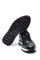 Men's Leather Crocodile Detailed Sneaker | Derimod