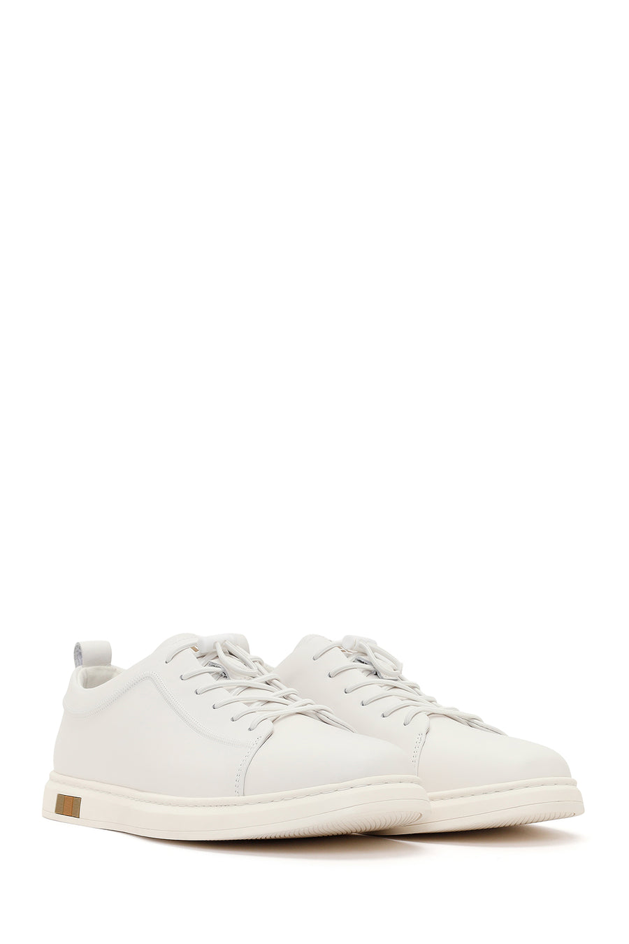 Men's White Leather Sneaker