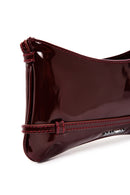 Women's Claret Red Patent Leather Shoulder Bag | Derimod