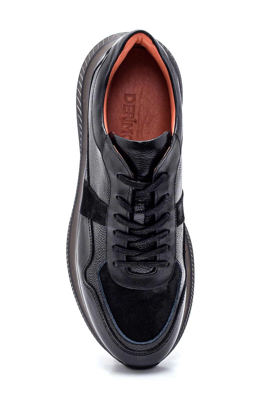Erkek Deri Süet Detaylı Sneaker