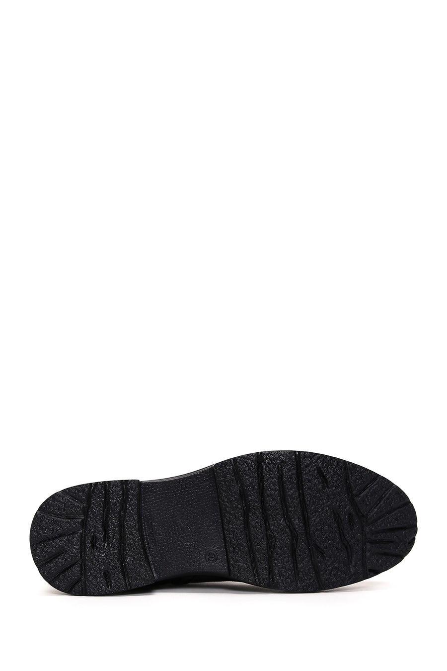 Men's Black Leather Zippered Casual Boots