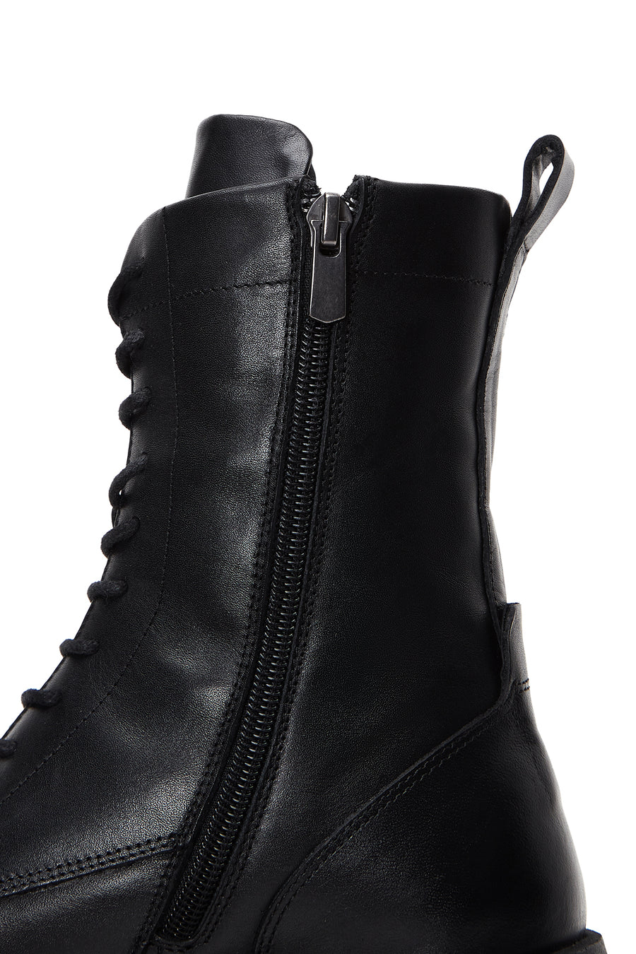 Women's Black Leather Boots