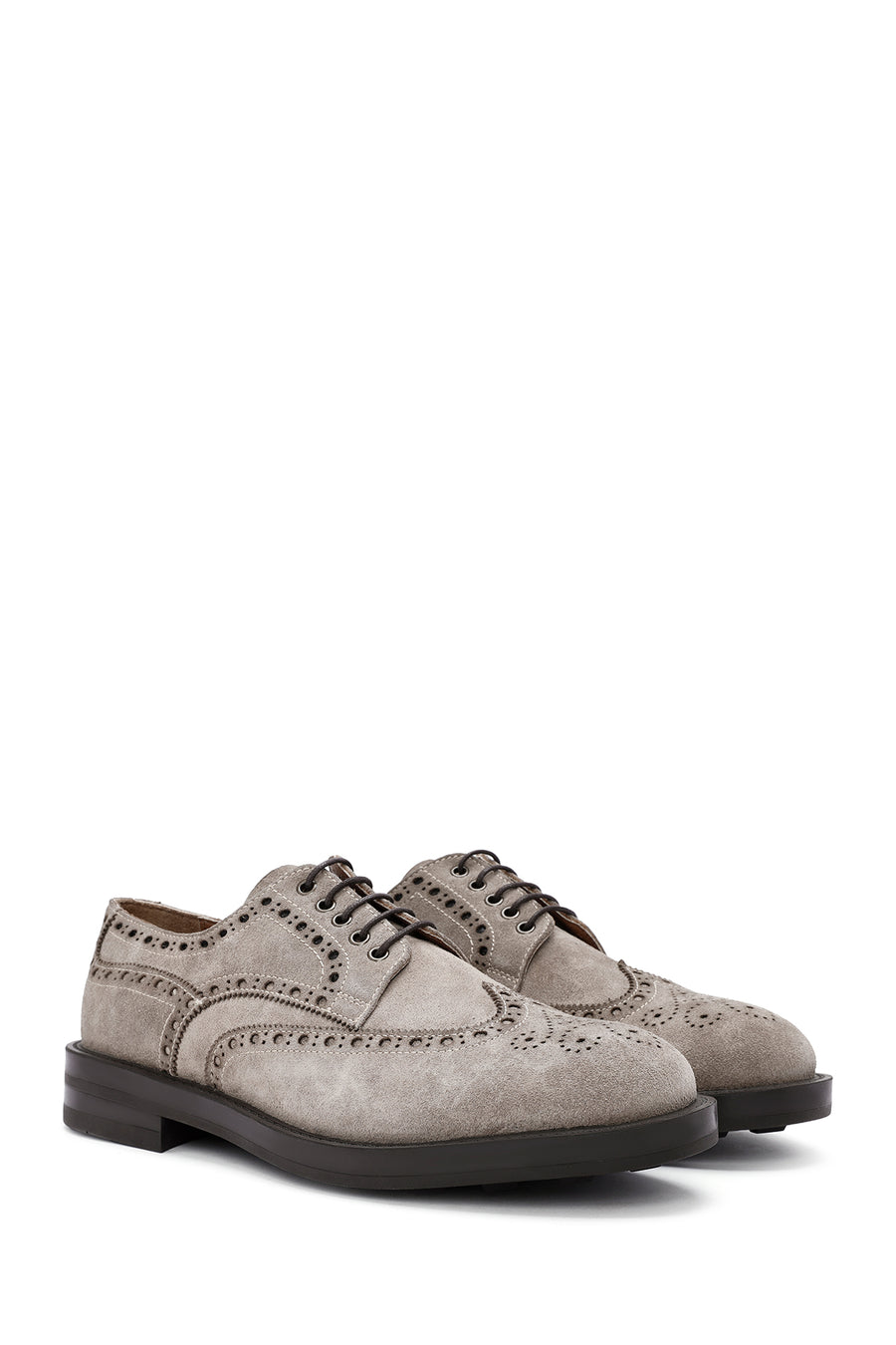 Men's Mink Lace-Up Suede Leather Casual Shoes