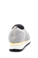 Women's Gray Stone Sneaker | Derimod