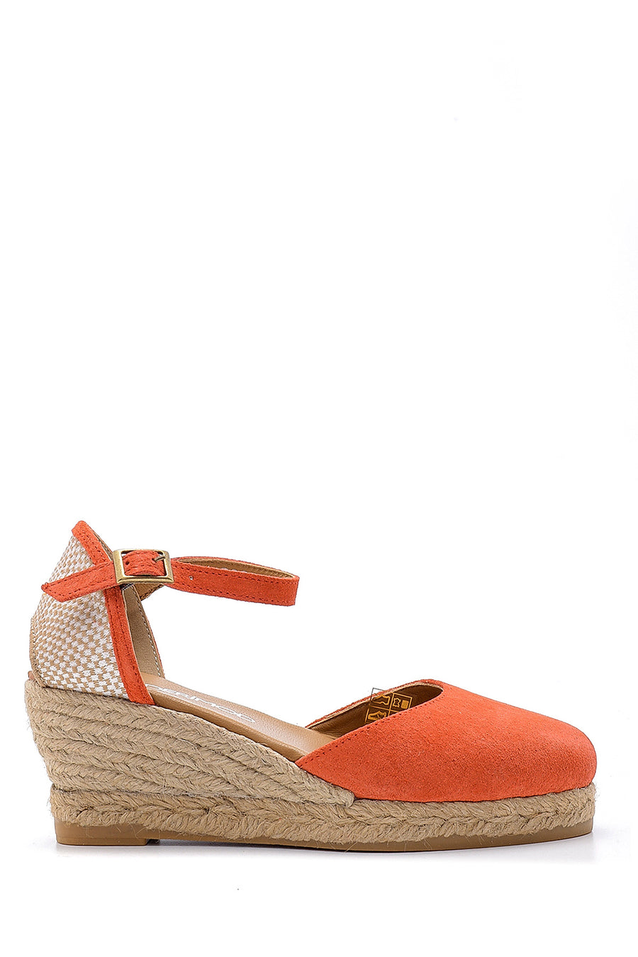 Women's Suede Wedge Heels Espadrille 20SFD115210 | Derimod