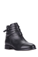 Strappy Women's Leather Boots | Derimod