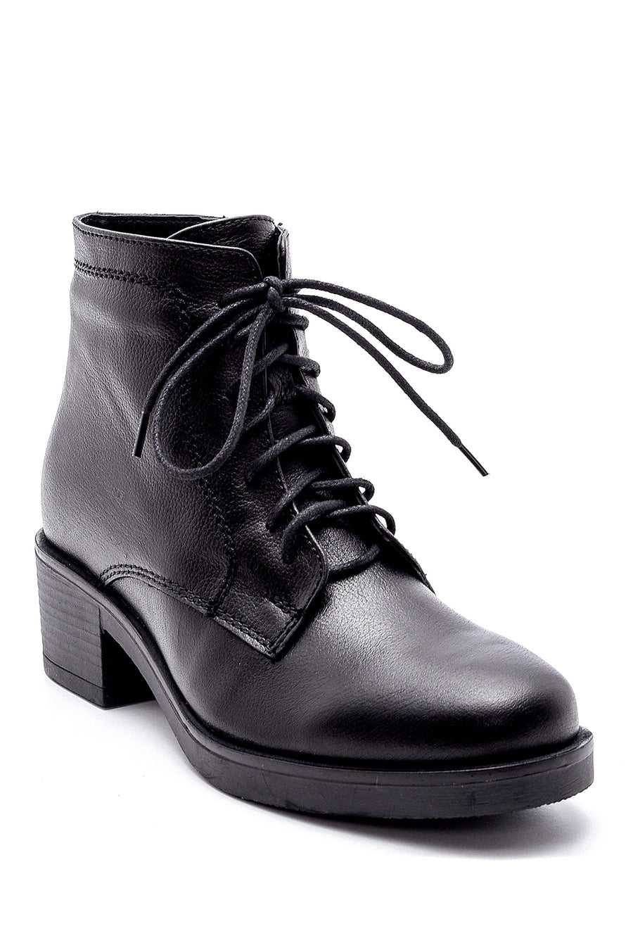 Women's Leather Lace-up Boots