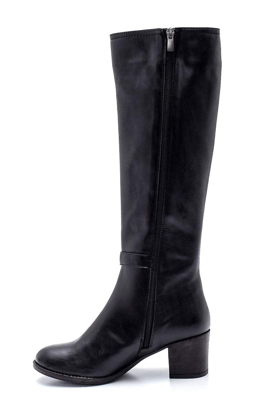 Women's Zippered Heeled Boots