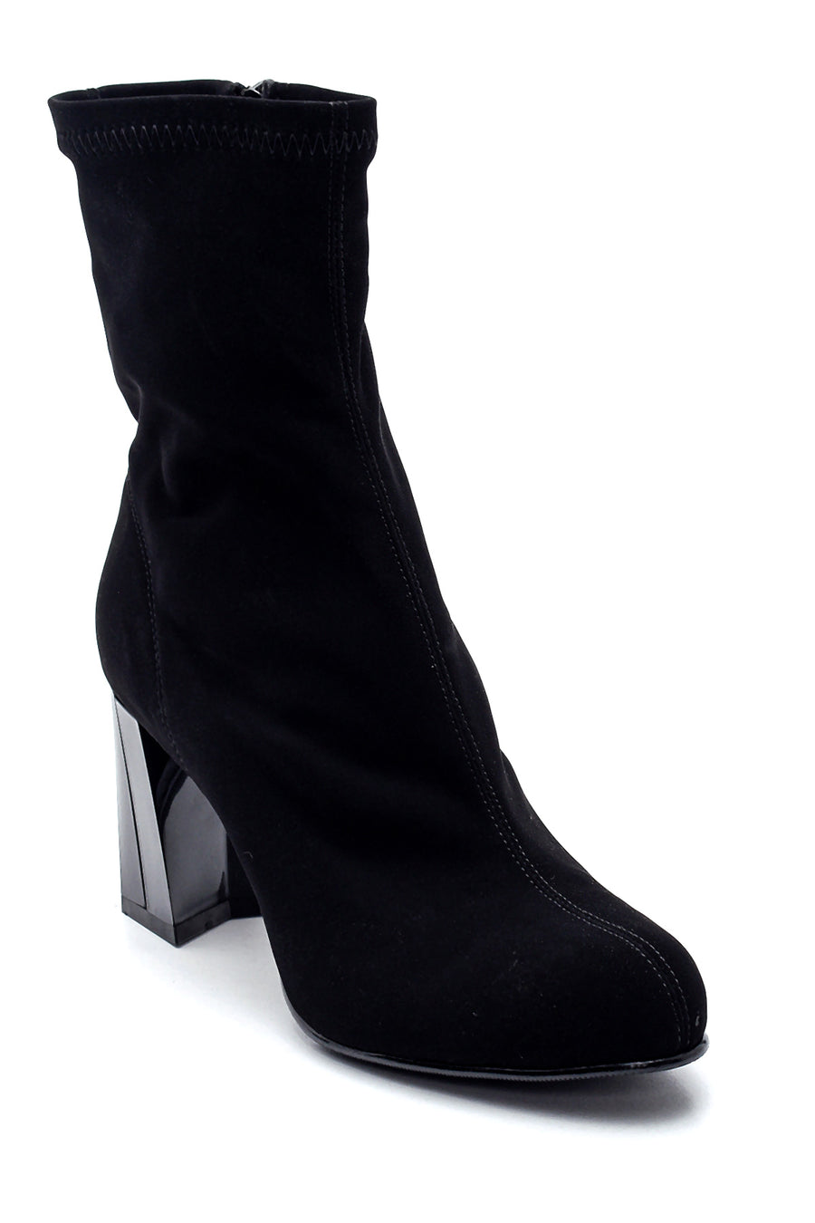 Women's Suede Heeled Boots