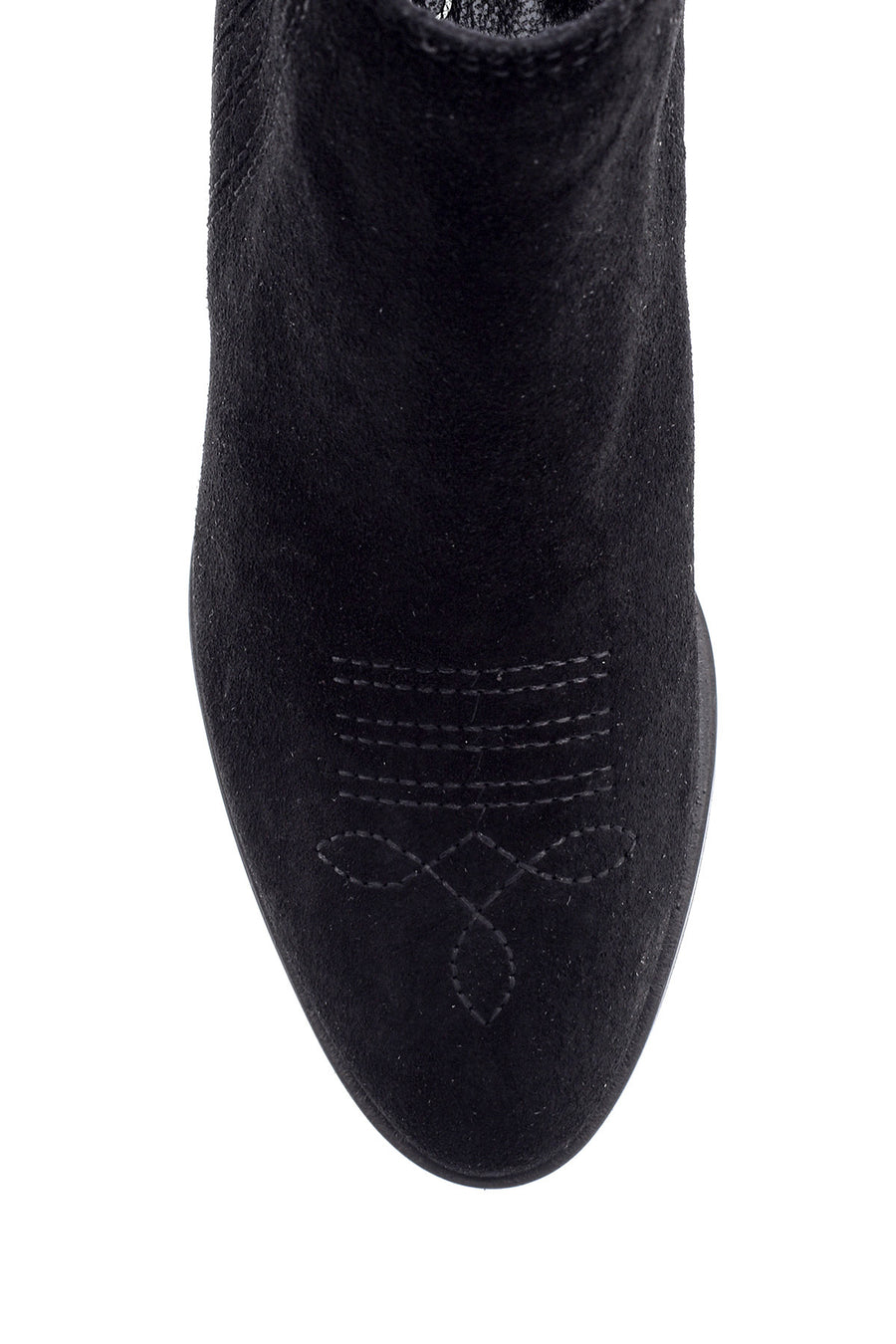 Women's Suede Leather Heeled Boots