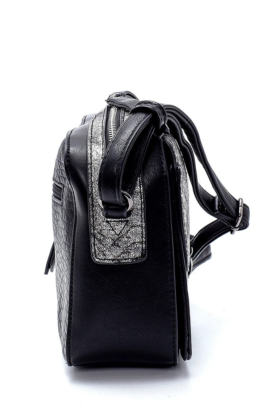 Women's Snakeskin Pattern Detailed Shoulder Bag