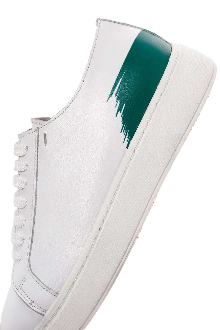 Erkek Beyaz Deri Sneaker